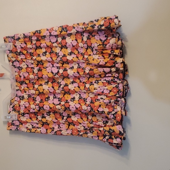 Size p m multi color ruffled bottom skirt so cute  from the Loft - Picture 1 of 4